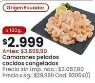 Coto Origen - camaron pelados cocidos congelados cod. 92064(1) oferta