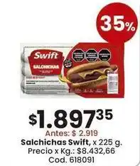 Coto Swift - salchichas oferta