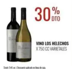Supermercados Tadicor Los helechos - vino los helechos varietales oferta