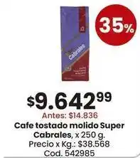Coto Cabrales - cafe tostado molido super oferta