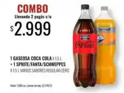 Supermercados Tadicor Coca cola - combo oferta