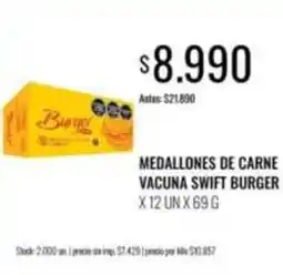 Supermercados Tadicor Swift - medallones de carne vacuna oferta
