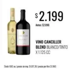 Supermercados Tadicor Canciller - vino blanco/tinto oferta