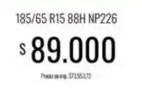 Supermercados Tadicor 185/65 r15 88h np226 oferta