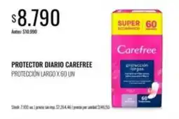 Supermercados Tadicor Carefree - protector diario oferta