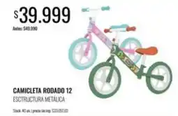 Supermercados Tadicor Camicleta rodado 12 esctructura metalica oferta