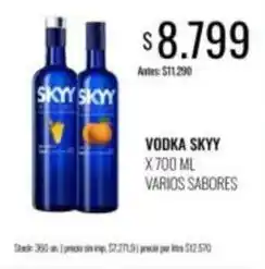 Supermercados Tadicor Skyy - vodka oferta