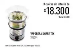 Supermercados Tadicor Smart tek - vaporera smart-tek s02091 oferta