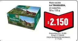 Cooperativa Obrera La tranquera - mate cocido en saquitos oferta