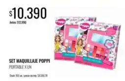 Supermercados Tadicor Set maquillaje portable oferta