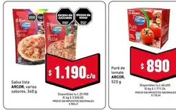Cooperativa Obrera Arcor - salsa lista oferta