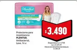Cooperativa Obrera Plenitud - protectores leve antibacterial oferta
