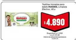 Cooperativa Obrera Huggies - toallitas húmedas oferta
