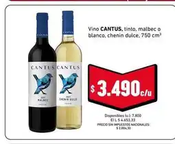 Cooperativa Obrera Malbec - vino tinto, malbec o blanco, chenin dulce oferta