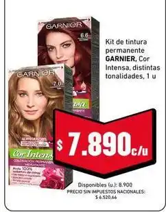 Cooperativa Obrera Garnier - kit de tintura permanente oferta