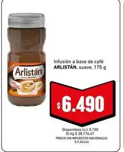 Cooperativa Obrera Arlistán - infusión a base de café oferta