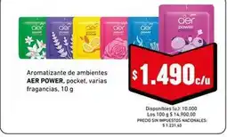 Cooperativa Obrera Aromatizante de ambientes pocket oferta