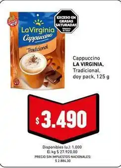 Cooperativa Obrera La virginia - cappuccino tradicional oferta