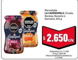 Cooperativa Obrera La campagnola - mermelada oferta
