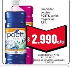 Cooperativa Obrera Poett - limpiador de piso oferta