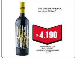 Cooperativa Obrera Vino tinto red blend oferta
