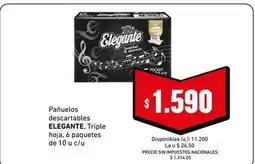 Cooperativa Obrera Elegante - pañuelos descartables oferta
