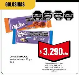 Cooperativa Obrera Milka - chocolate oferta