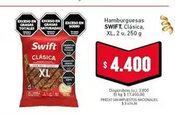 Cooperativa Obrera Swift - hamburguesas clásica xl oferta