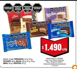 Cooperativa Obrera Terrabusi - alfajor triple oferta