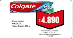 Cooperativa Obrera Colgate - pasta dental triple acción oferta