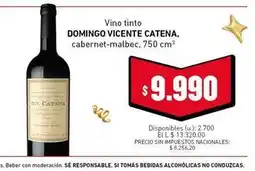 Cooperativa Obrera Vicente - vino tinto cabernet-malbec oferta