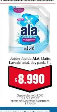 Cooperativa Obrera Ala - lavado total, doy pack oferta