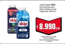 Cooperativa Obrera Skip - jabón líquido bio-enzimas, para diluir oferta