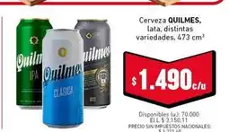 Cooperativa Obrera Quilmes - cerveza oferta