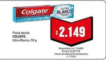 Colgate - pasta dental ultra blanco