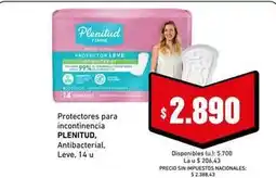 Cooperativa Obrera Plenitud - protector leve antibacterial oferta