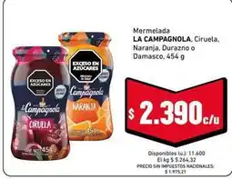 Cooperativa Obrera La campagnola - mermelada ciruela, naranja, durazno o damasco oferta