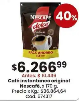Coto Nescafe cafe instantaneo original oferta