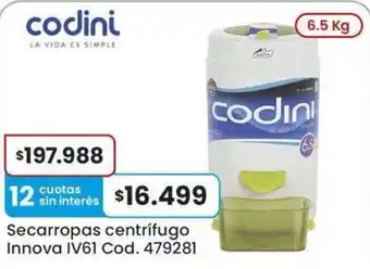 Coto Codini secarropas centrífugo oferta