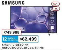 Coto Samsung smart tv led 50" 4k oferta