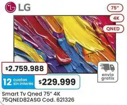 Coto Lg smart tv qned 75" 4k oferta
