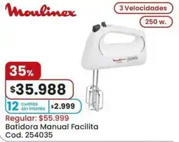 Coto Moulinex batidora manual facilita oferta