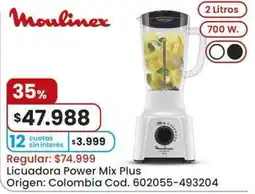 Coto Moulinex licuadora power mix plus oferta