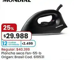 Coto Mondial plancha seca oferta