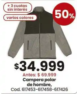 Coto Campera polar de hombre oferta
