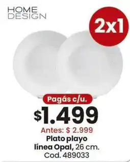 Coto Home design plato playo oferta