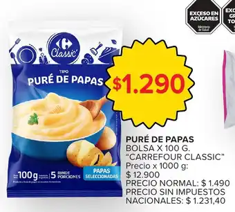 Carrefour Express Carrefour classic puré de papas oferta