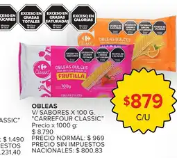 Carrefour Express Carrefour classic obleas oferta