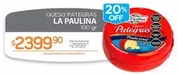 Alvear Paulina queso pategrás oferta