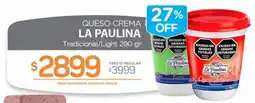 Alvear La paulina queso crema tradicional/light oferta